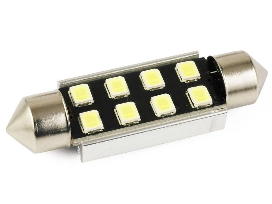 Interlook Auto LED žárovka C5W 8 SMD 5630 CAN BUS 42 mm