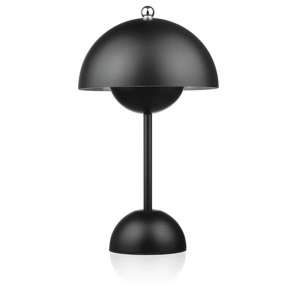 Interlook HJA27-1-ČERNÁ | Stylová stolní lampa | Bezdrátová noční lampa se třemi barvami osvětlení 4931