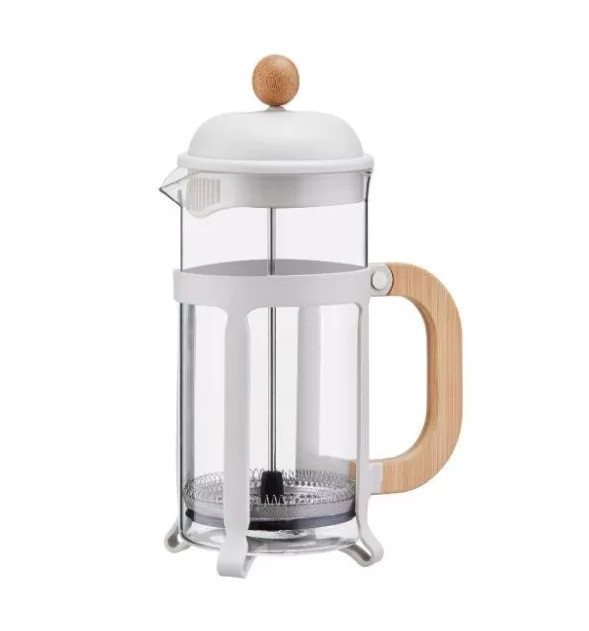 KOZÁČEK Konvice french press 350ml sklo/kov/bambus s filtrem  LUCERN