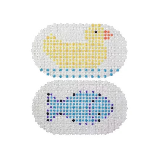 KOZÁČEK Podložka do vany protiskluzová 69x39cm  WATER, mix dekor