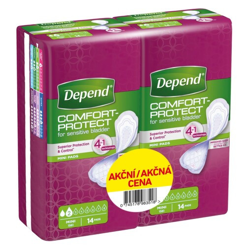 Depend Mini Inkont.vložky ženy Duopack 2x14ks