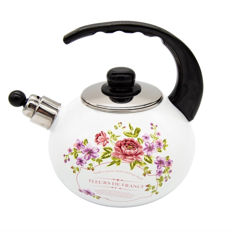 MEYERHOFF Konvice čajník smalt 2,5L KVĚT RŮŽE