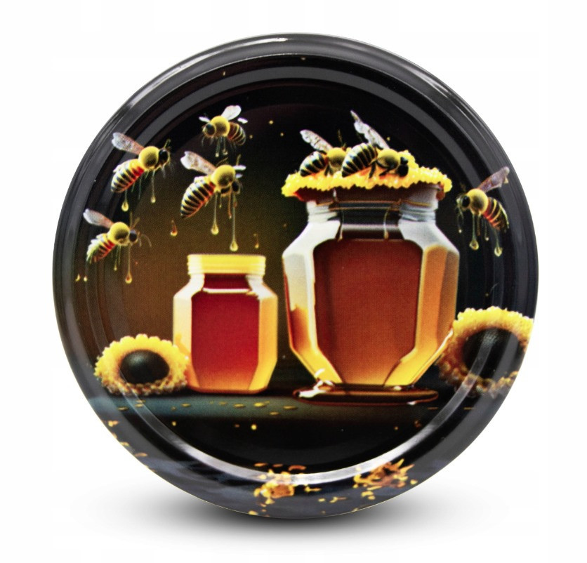 KOZÁČEK Víčko ¤82mm Twist 10ks MED SKLENICE