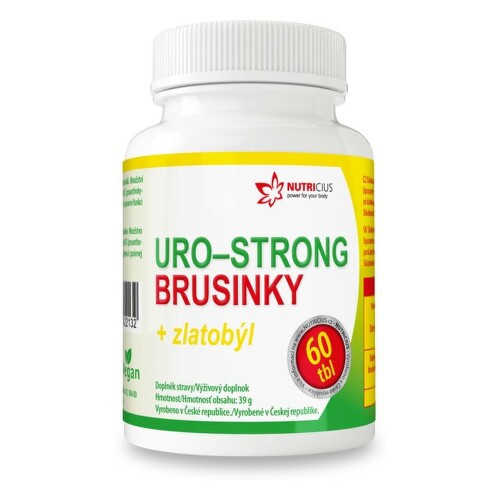 Uro-strong Brusinky + Zlatobýl Tbl.60