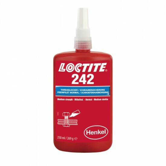 Lepidlo do závitů, středněpevnostní, 250 ml - Loctite 242