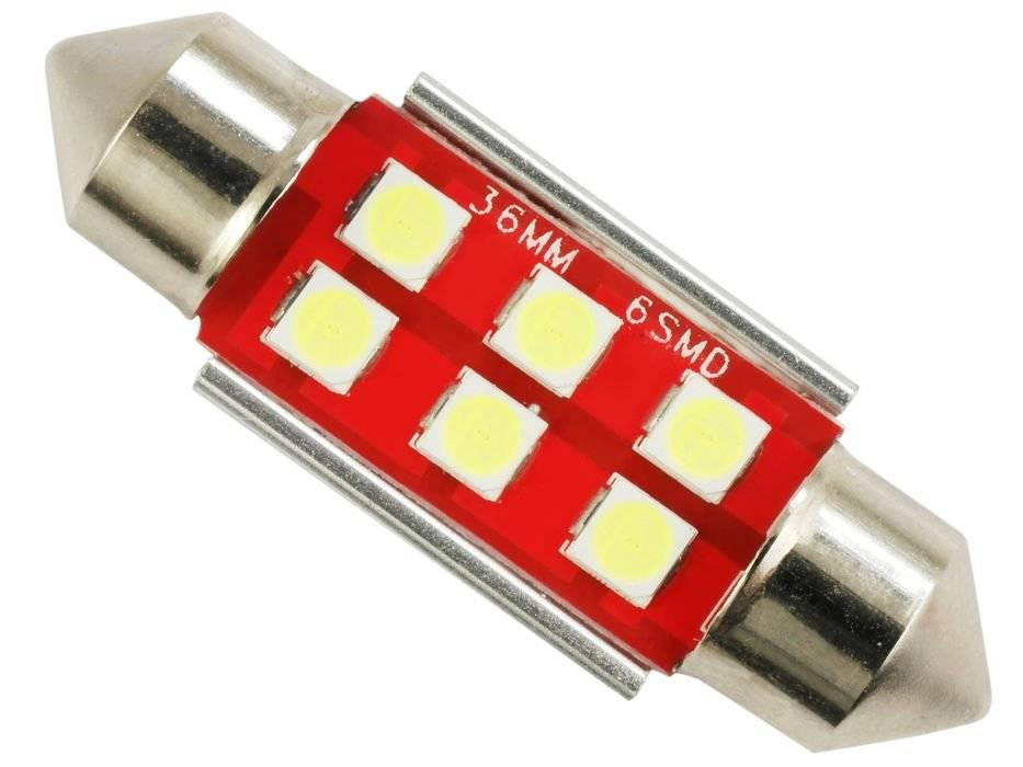 Interlook Auto LED žárovka C5W 6 SMD 3535 CAN BUS 36 mm
