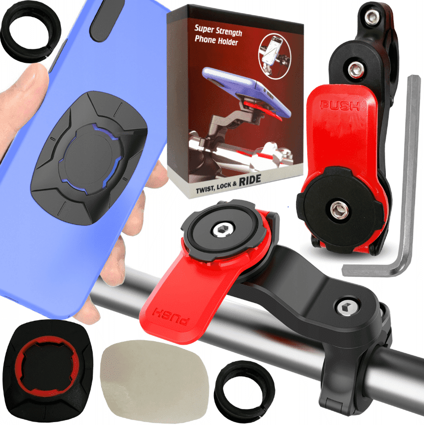 Interlook TLD-143A-RED | Twist držák na kolo | univerzální instalace