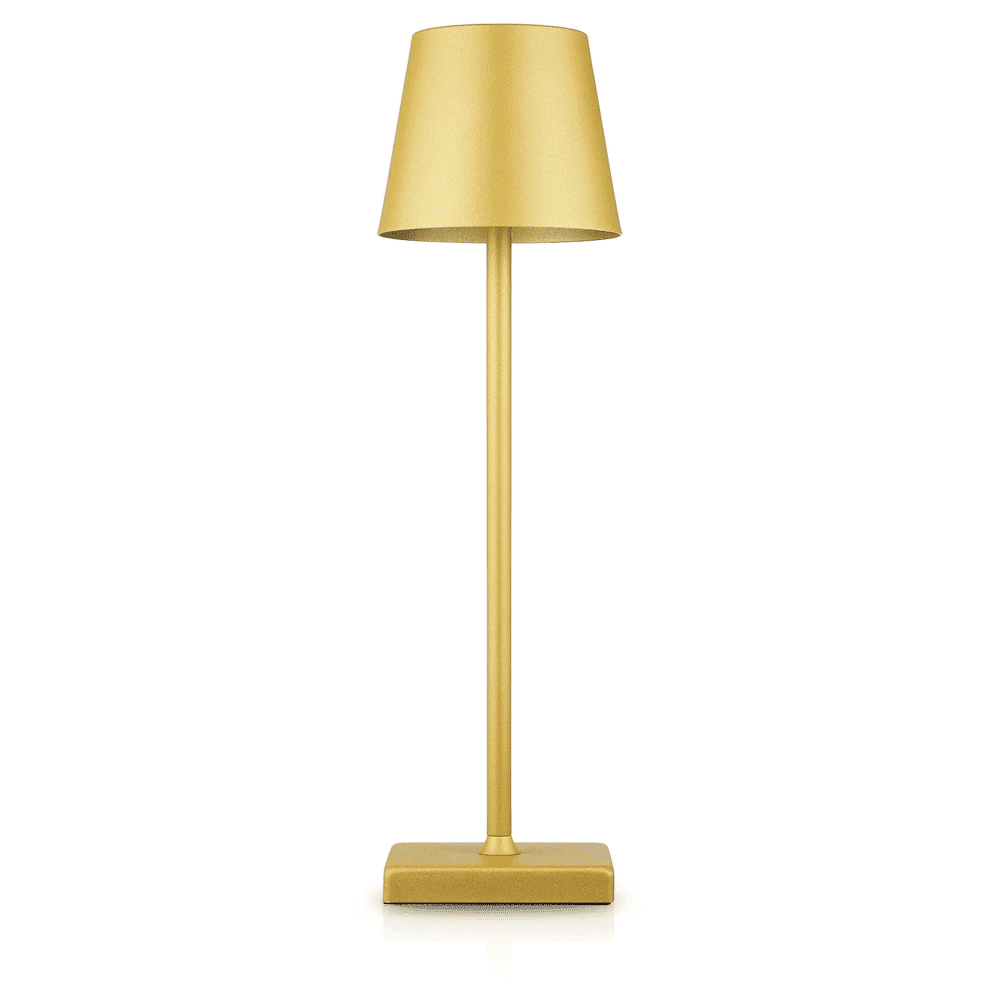 Interlook HJA28-GOLD-1 | Stolní lampa s vestavěnou baterií | Dotyková noční lampa 4848