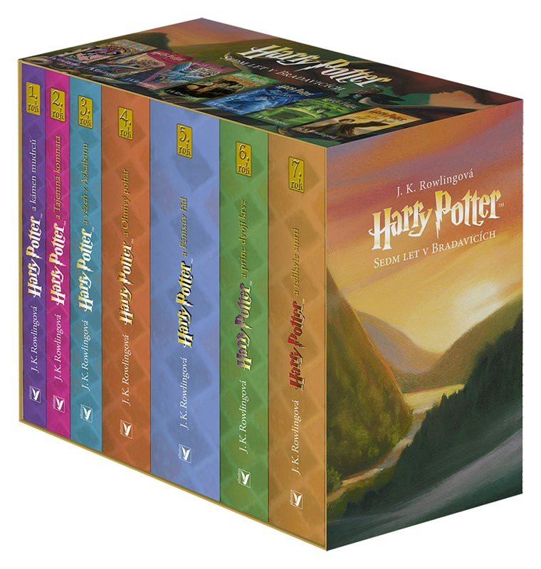 Harry Potter box 1-7, 1.  vydání - Joanne Kathleen Rowling