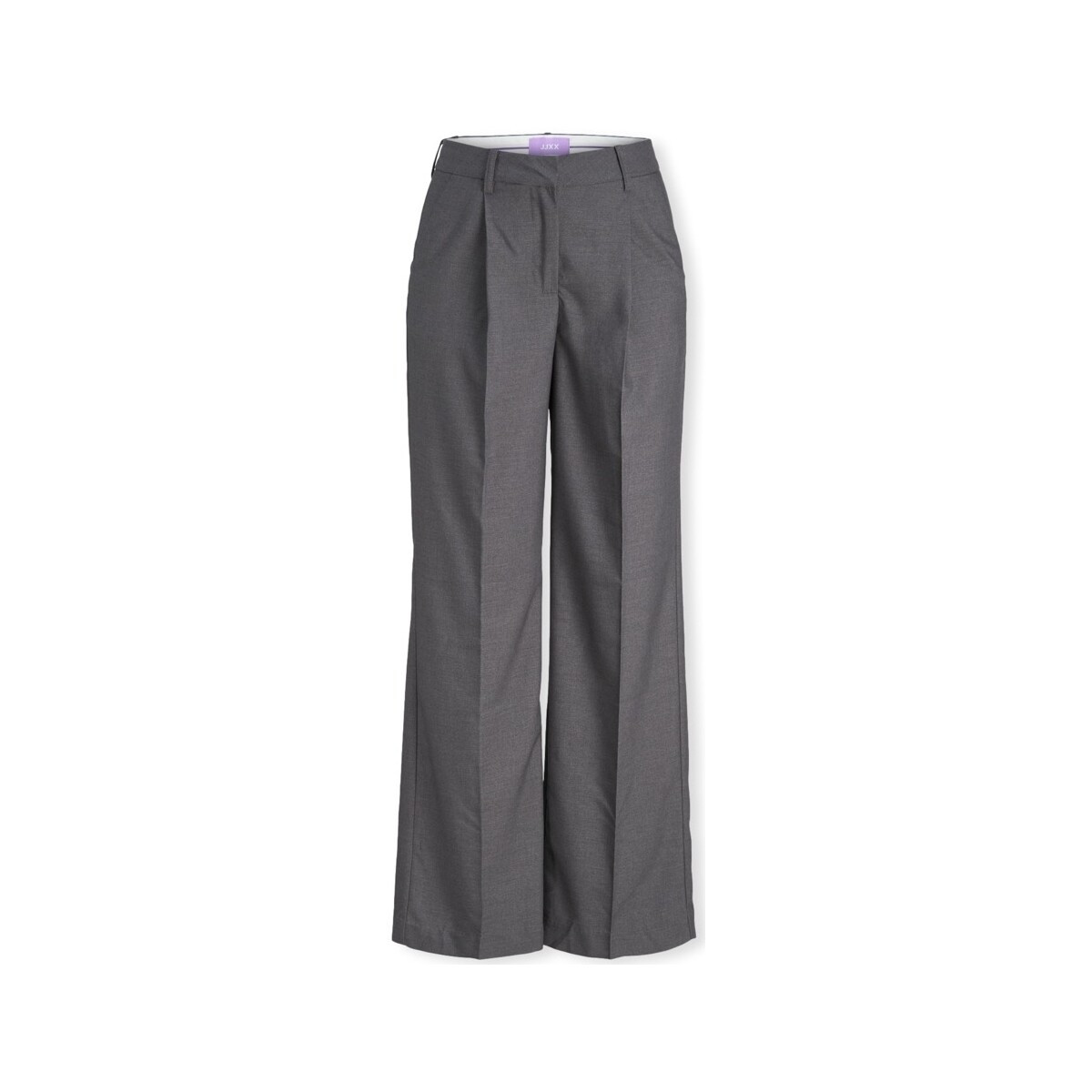 Jjxx  Noos Ellis Wide Trousers - Dark Grey Melange  Šedá