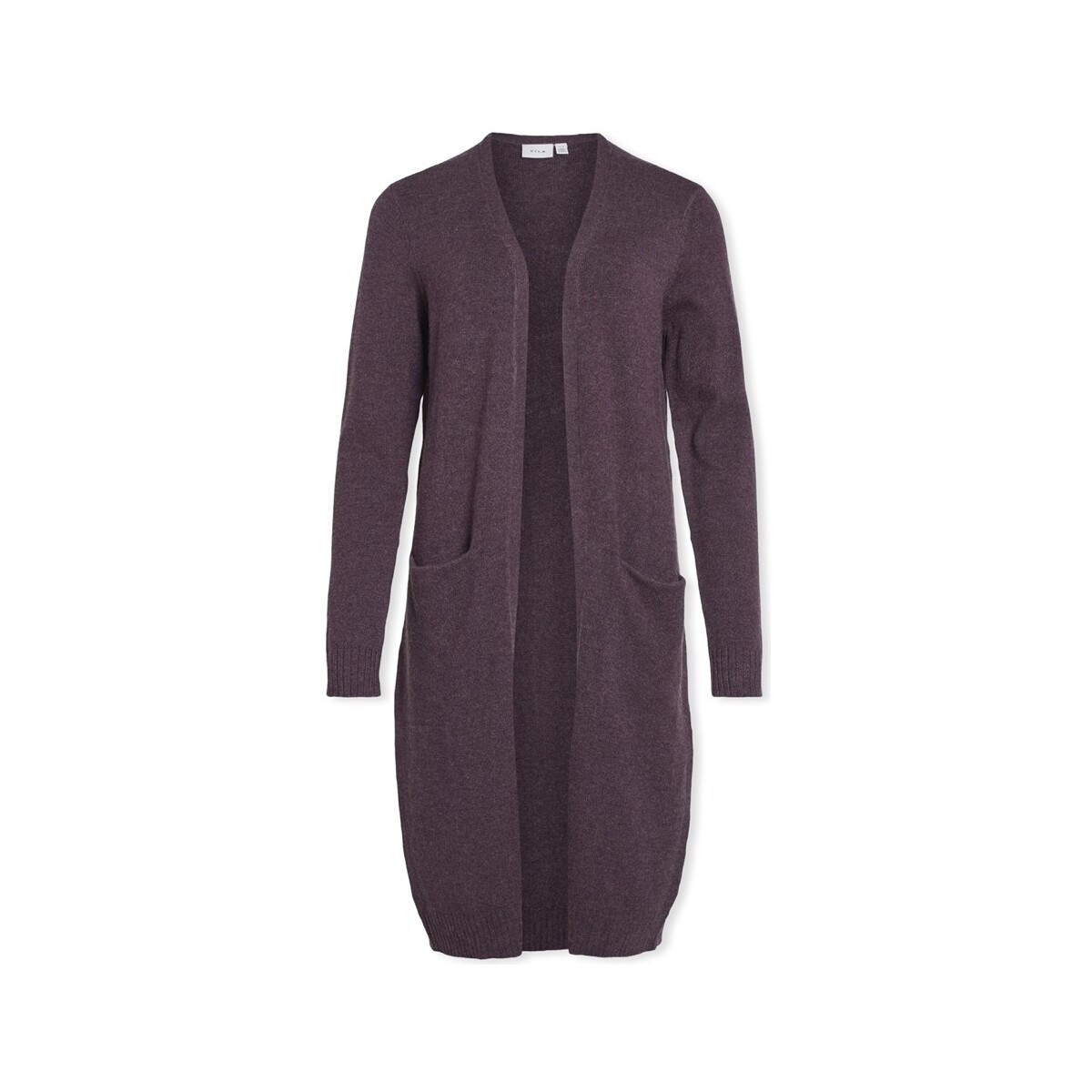 Vila  Noos Ril Long Cardigan - Plum Perfect  Fialová