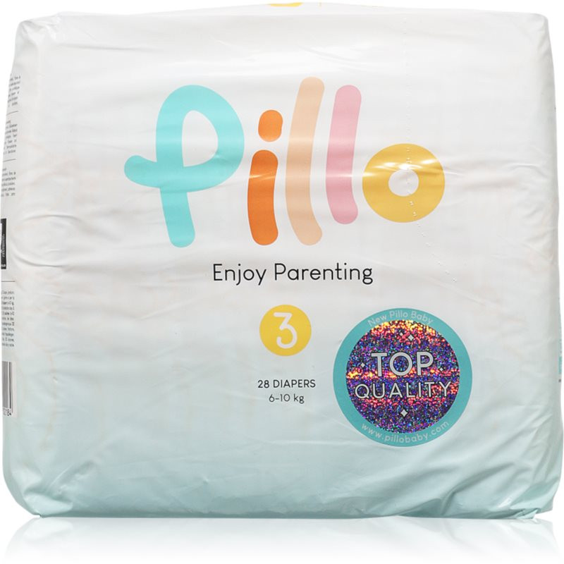 Pillo Premium Midi Size 3 jednorázové pleny 6-10 kg 28 ks