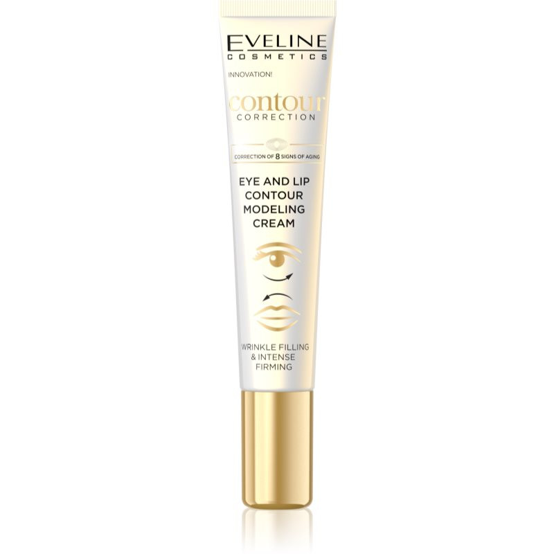Eveline Cosmetics Contour Correction liftingový zpevňující krém pro oči a rty 20 ml