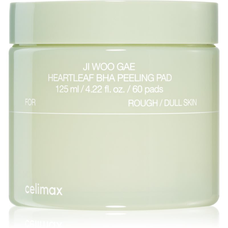 celimax Ji Woo Gae Heartleaf BHA Peeling Pad exfoliační polštářky se zklidňujícím účinkem 60 ks