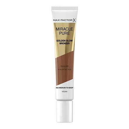Max Factor Miracle Pure rozjasňující krémový bronzer 15 ml odstín 002 Medium-To-Deep