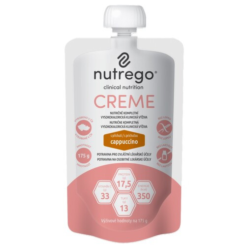 NUTREGO CREME S PŘÍCHUTÍ CAPPUCCINO perorální roztok 12X175G