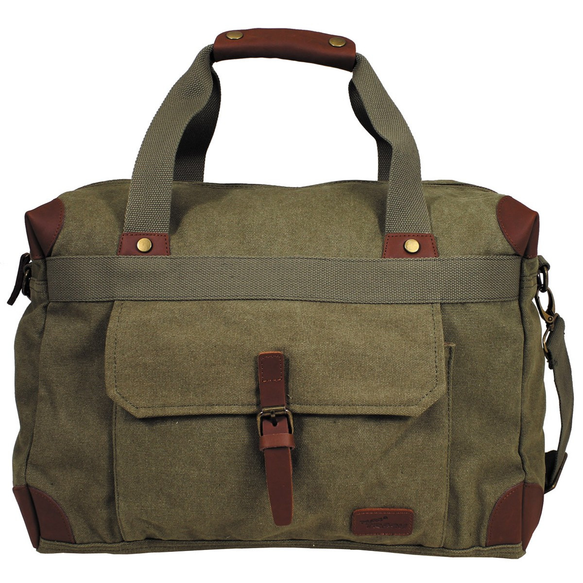 Taška přes rameno plátěná zelená 25 L PURE® TRASH Handbag OD Green 30046B