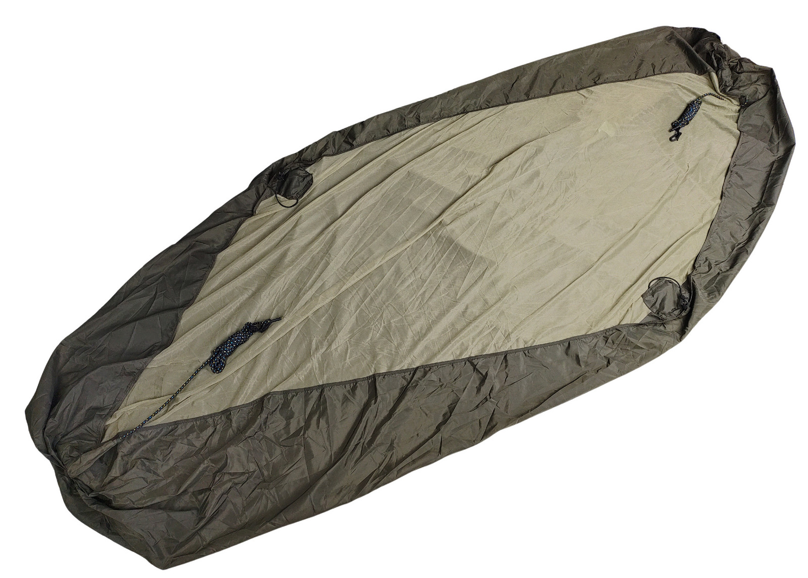 Hamaka houpací závěsná síť s moskytiérou zelená Hammock Jungle Insect Repellent Holandsko originál Velikost: L