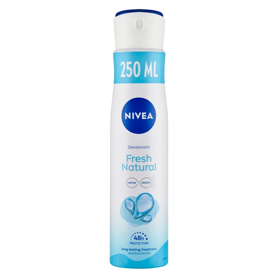 NIVEA Sprej Antiperspirant Fresh Natural 250 ml