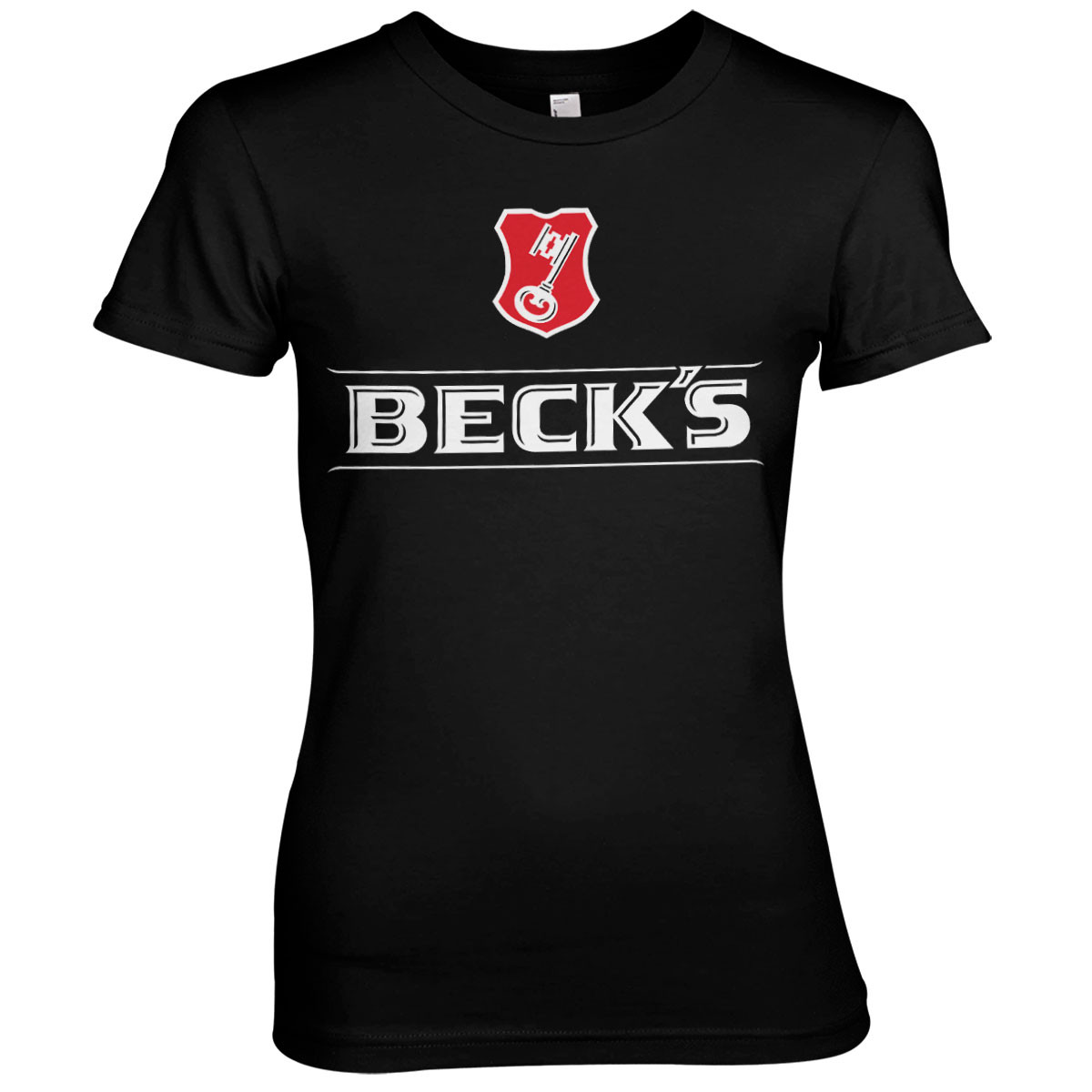 Triko dámské Hybris Girly Tee Becks - černé, XL