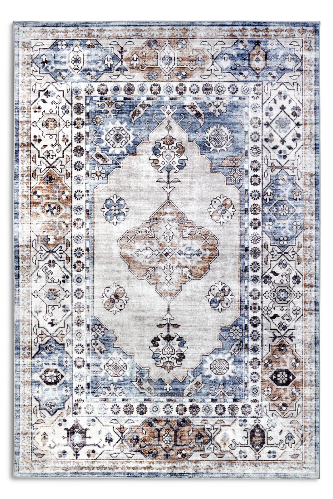 Kusový koberec Asya 106046 Blue, Copper - 120x160 cm Hanse Home Special Collection