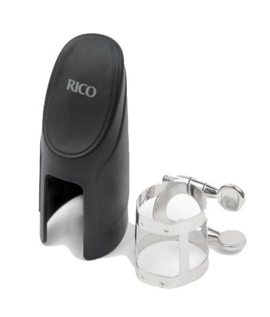 Rico RSS1N Soprano Saxophone Ligature & Cap - Nickel