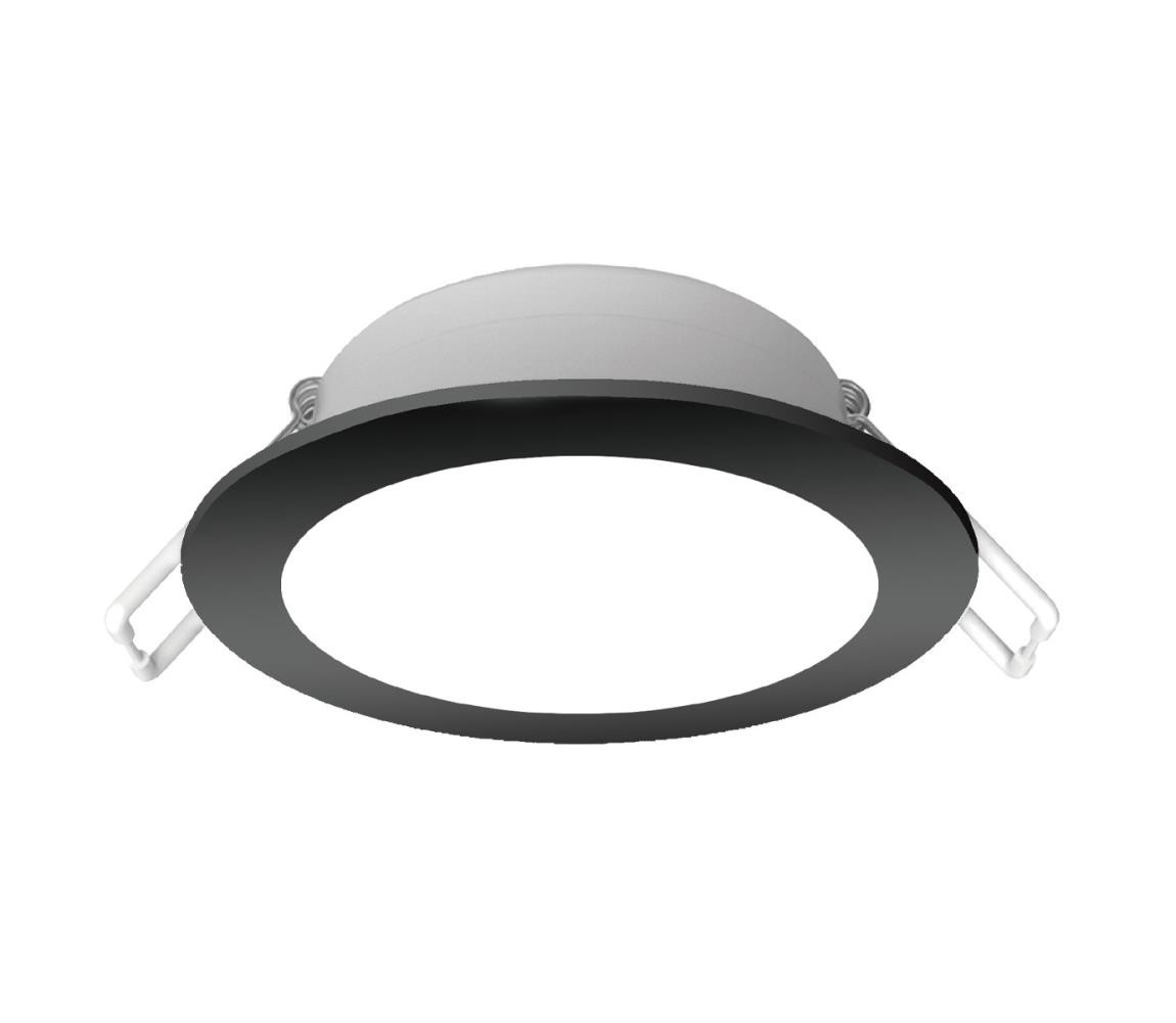 B.V.  - LED Koupelnové podhledové svítidlo LED/4,8W/230V 3000K černá IP65