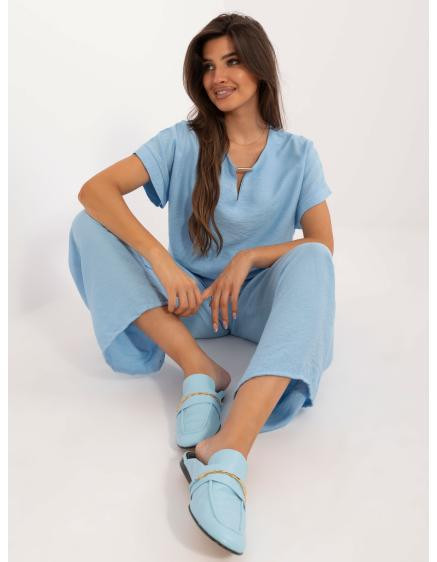 Dámský komplet světle modrý