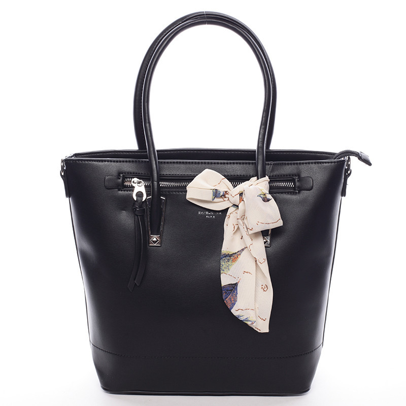 Módní kabelka do ruky černá - David Jones Malia černá