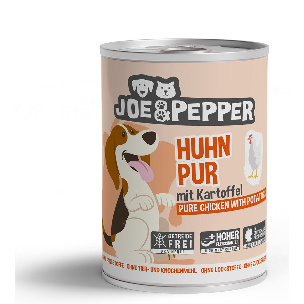 Joe & Pepper Dog čisté kuřecí maso s bramborami 6 × 400 g