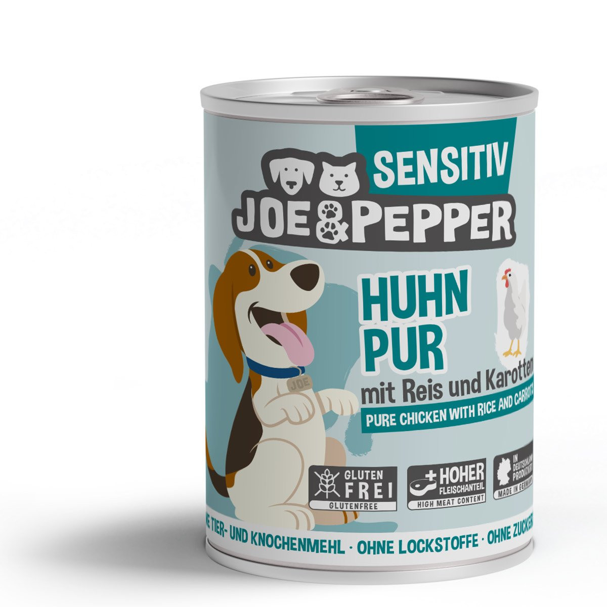 Joe & Pepper Dog Sensitiv čisté kuřecí maso s mrkví 6 × 400 g