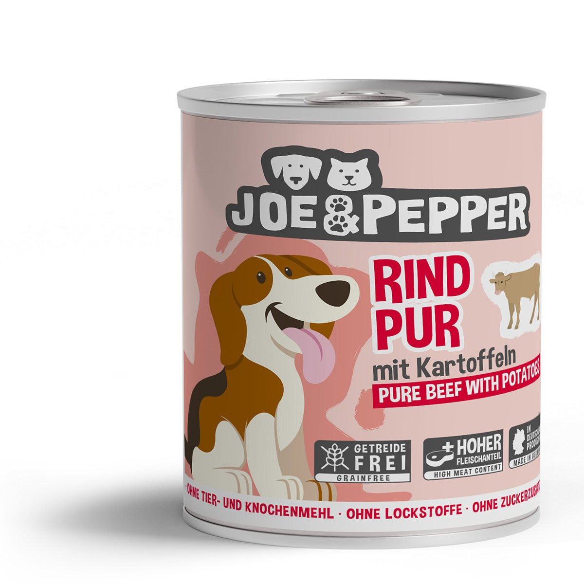 Joe & Pepper Dog čisté hovězí maso s bramborami 6 × 800 g