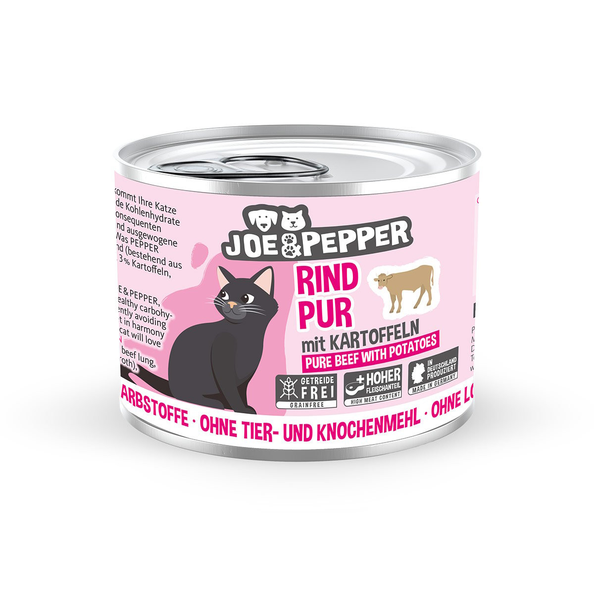 Joe & Pepper Cat čisté hovězí maso s bramborami 6× 200 g