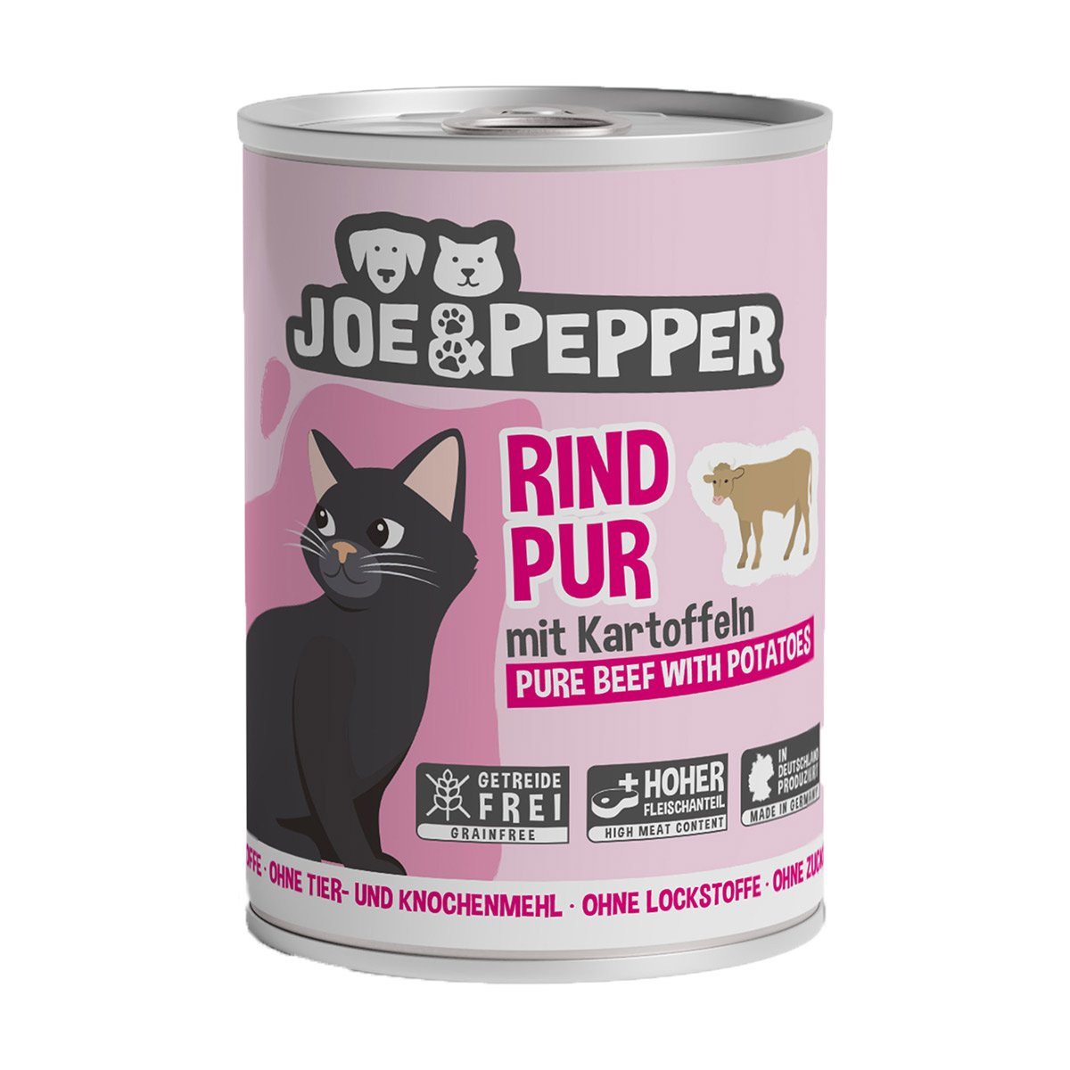 Joe & Pepper Cat čisté hovězí maso s bramborami 6 × 400 g