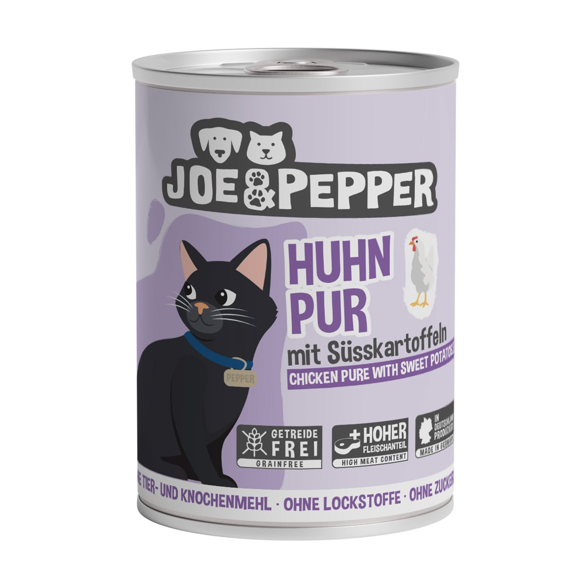 Joe & Pepper Cat čisté kuřecí maso s batáty 6 × 400 g