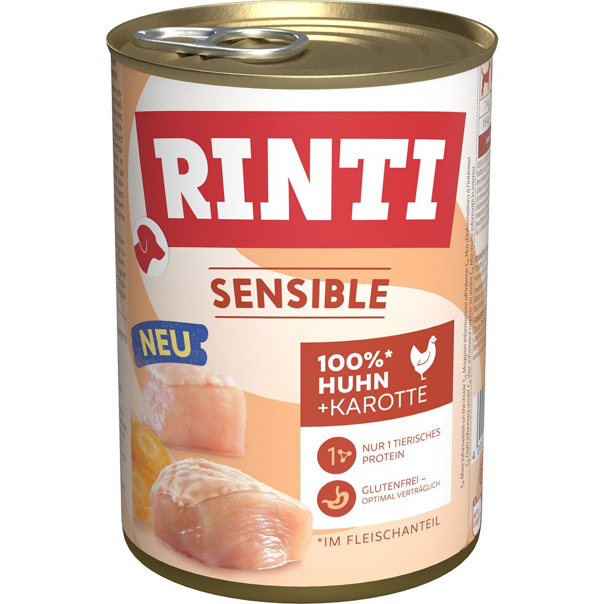 Rinti Sensible kuře s mrkví 12 × 400 g