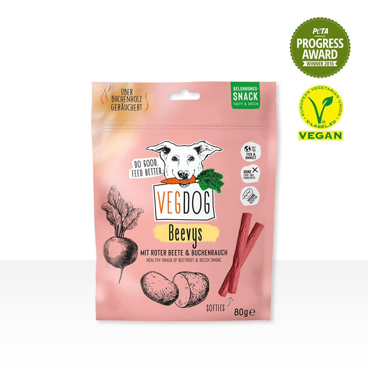 VEGDOG Beevys, 80 g