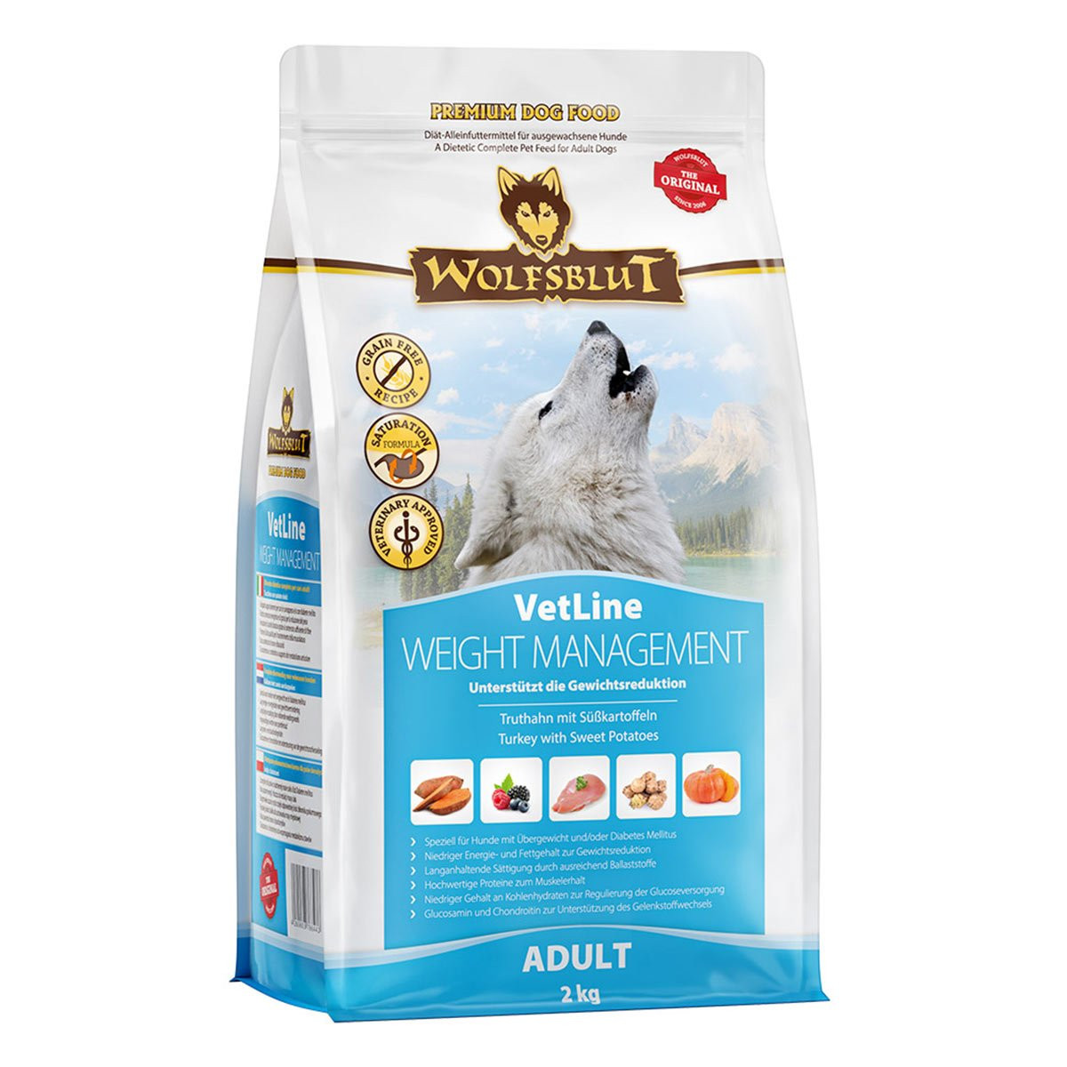 Wolfsblut VetLine Weight Management krocan 2 kg