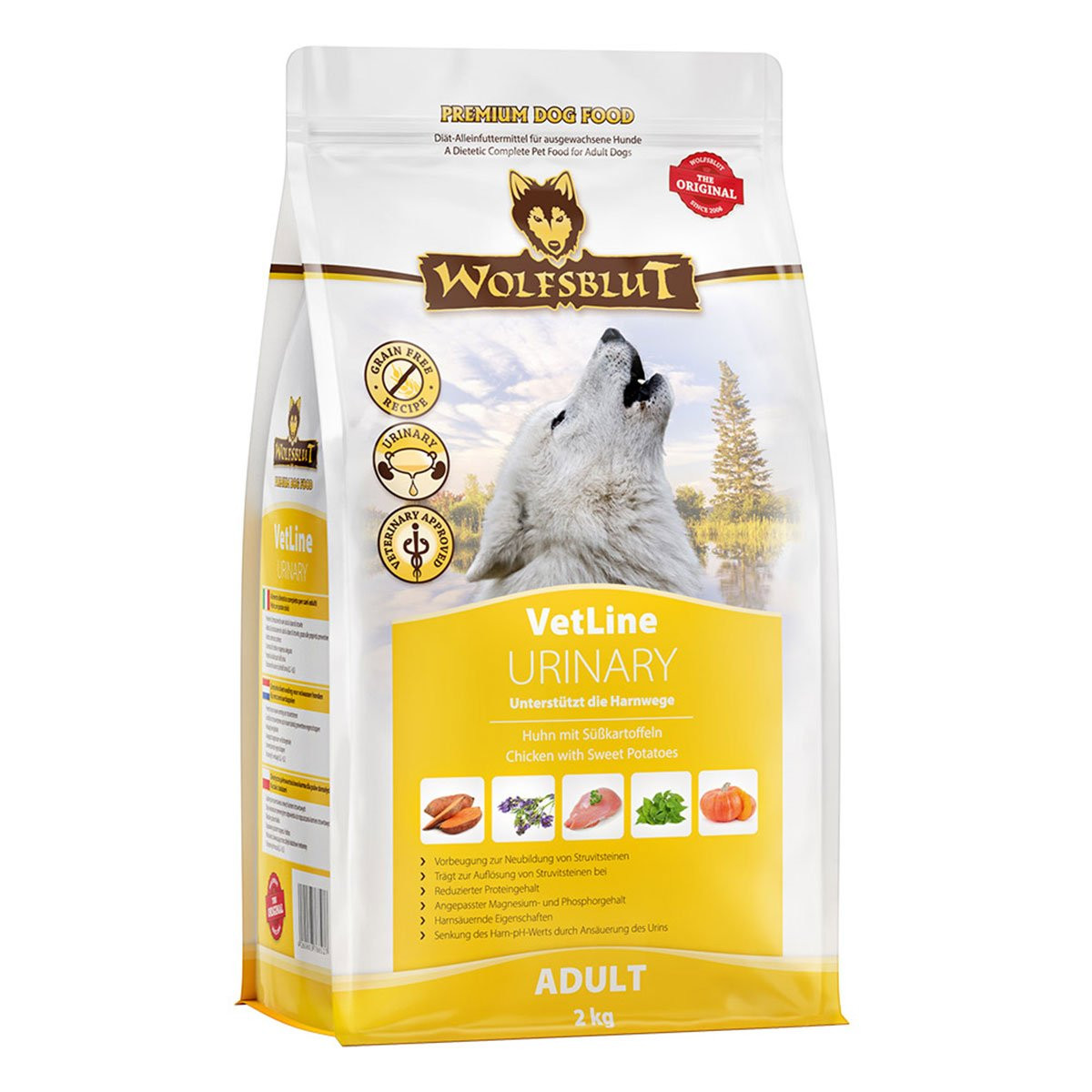 Wolfsblut VetLine Urinary kuře 2 kg