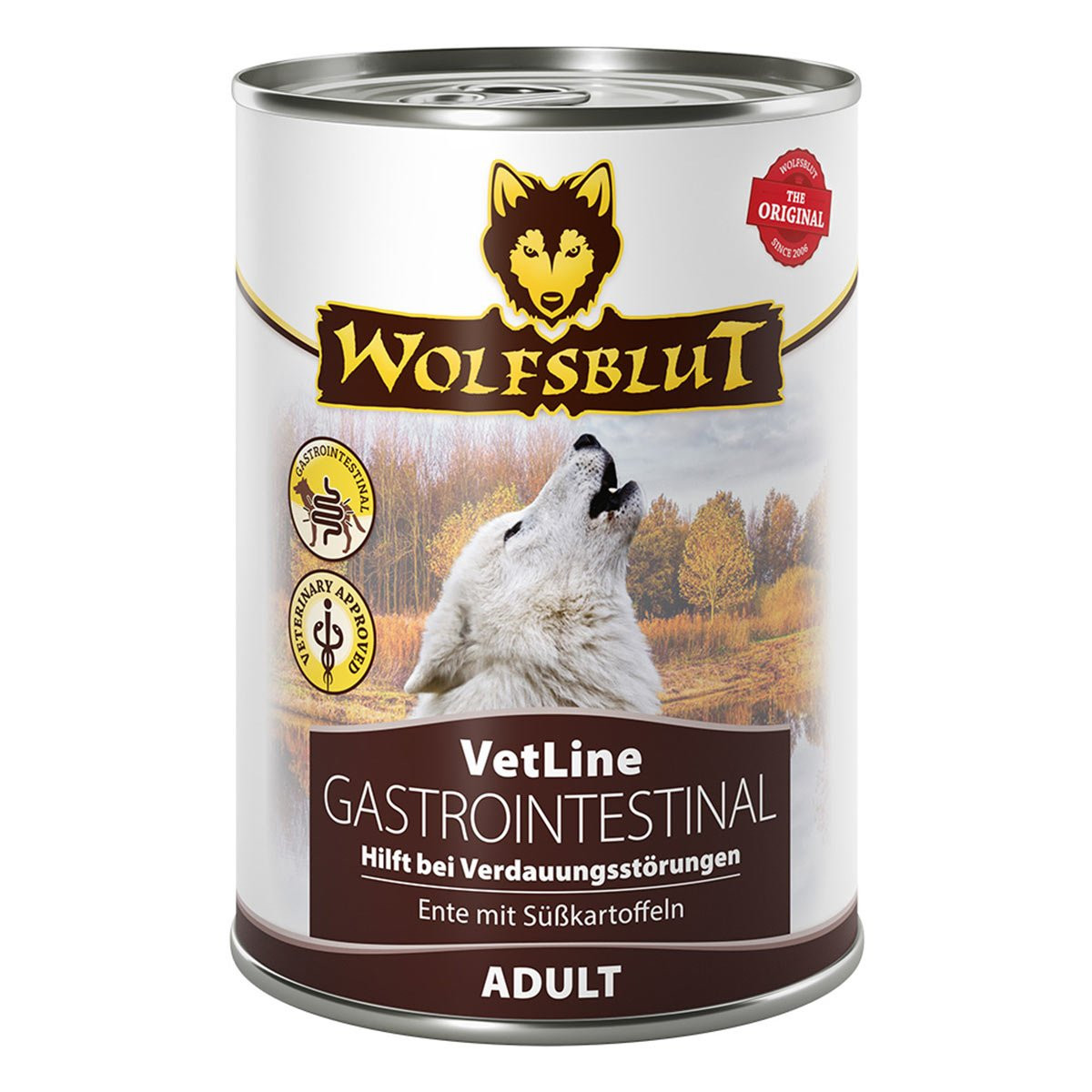 Wolfsblut VetLine Gastrointestinal - kachní maso 6 × 395 g