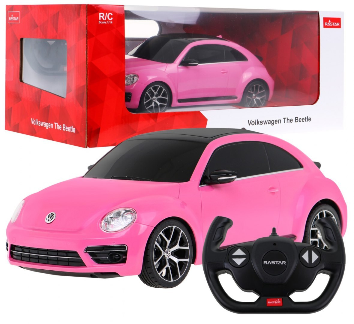 Mamido RASTAR Auto na dálkové ovládání RC Volkswagen Beetle Rastar 1:14