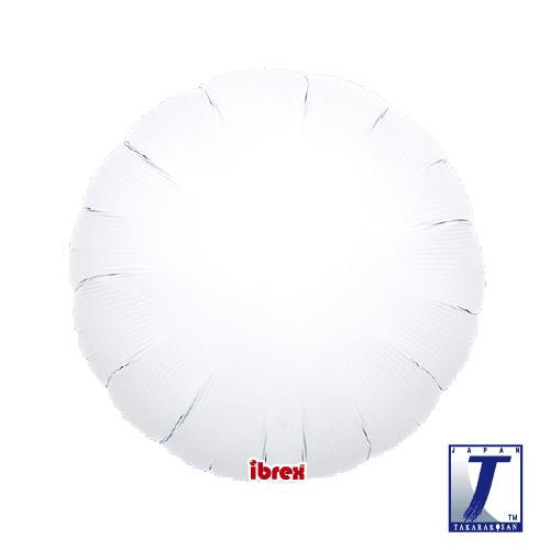 Balónek kruh bílý 35 cm