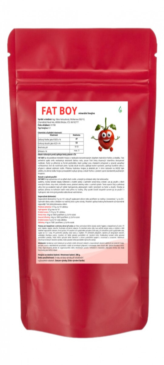 Fat boy minerální hnojivo 200 g