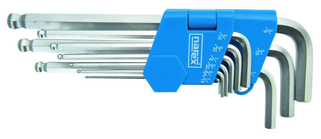 Sada palcových klíčů imbus 9dílná 1/16