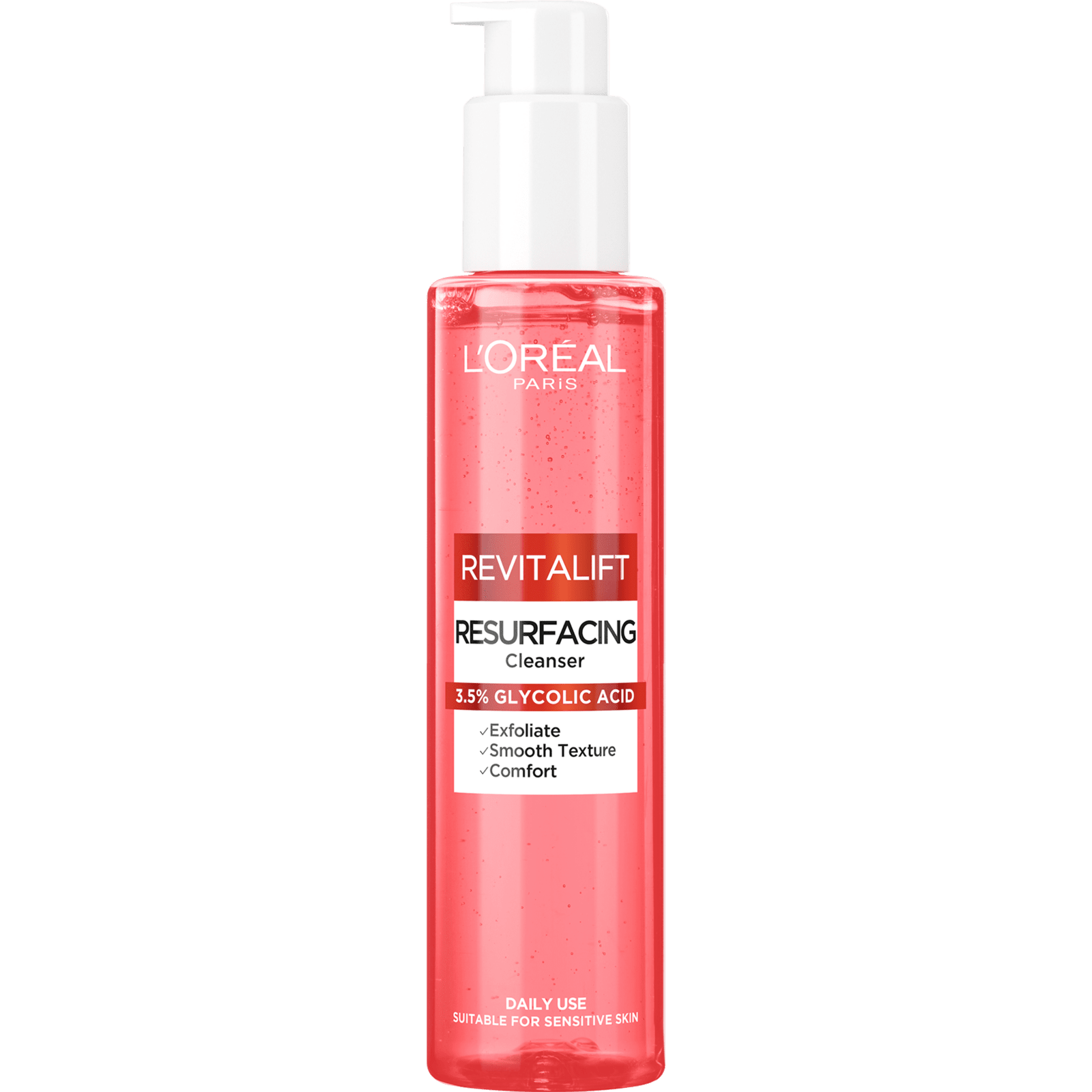 L'ORÉAL PARIS Revitalift Glycolic Exfoliační čistící gel s 3,5 % kyseliny glykolové 150 ml