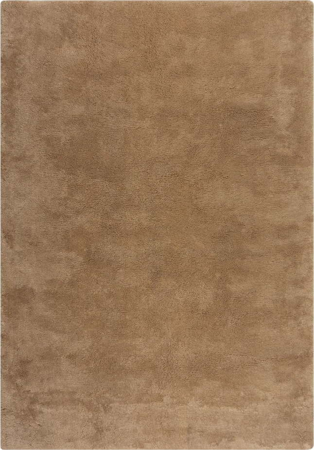 Hnědá syntetická kožešina 200x290 cm Faroe Wool Look Fur – Flair Rugs