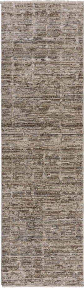 Béžový běhoun 66x300 cm Matilda Abstract – Flair Rugs