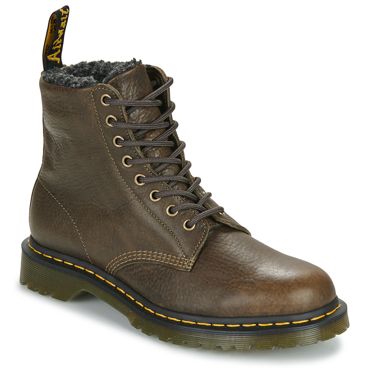 Dr. Martens  1460 Dms Olive Grizzly  Hnědá