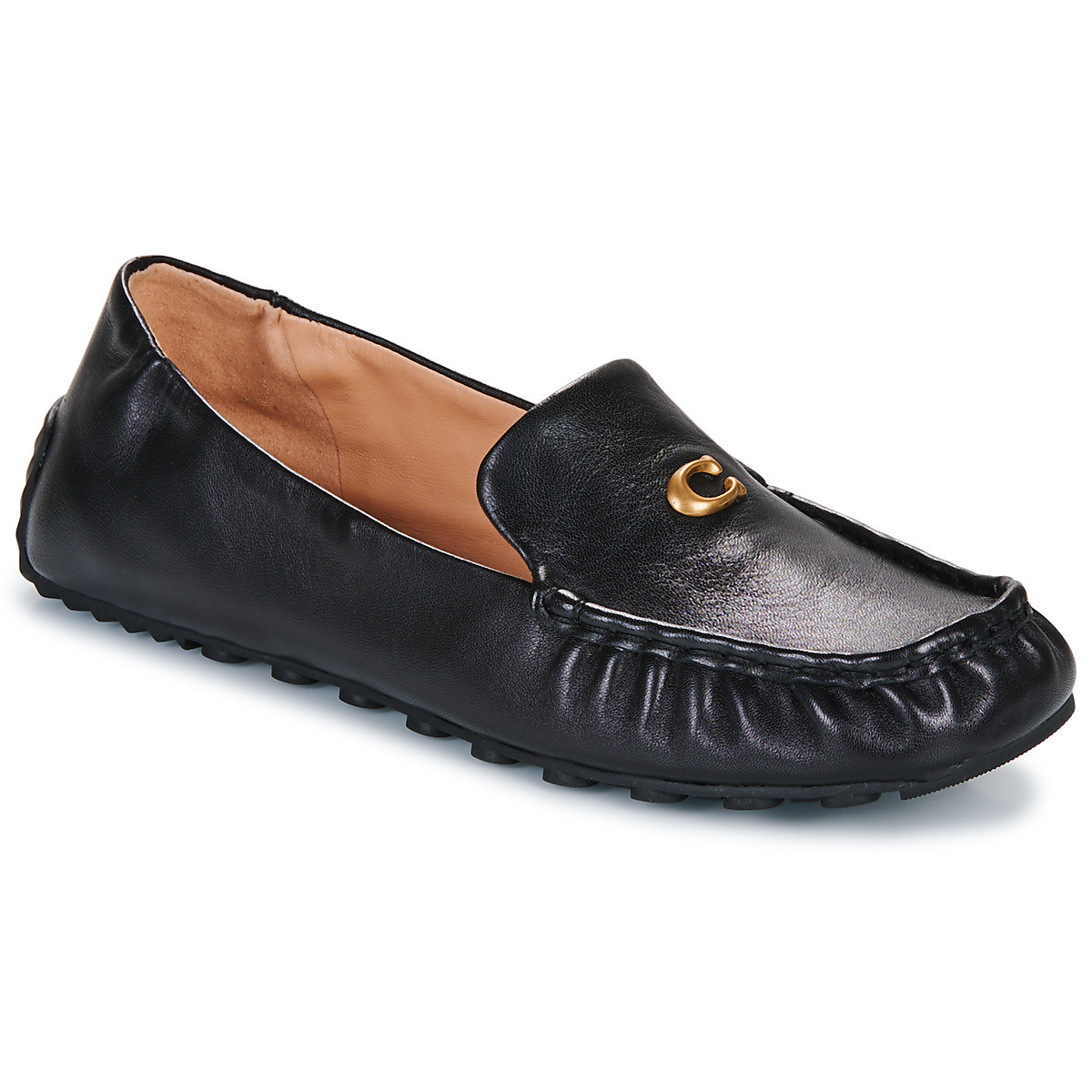 Coach  RONNIE LEATHER LOAFER  Černá