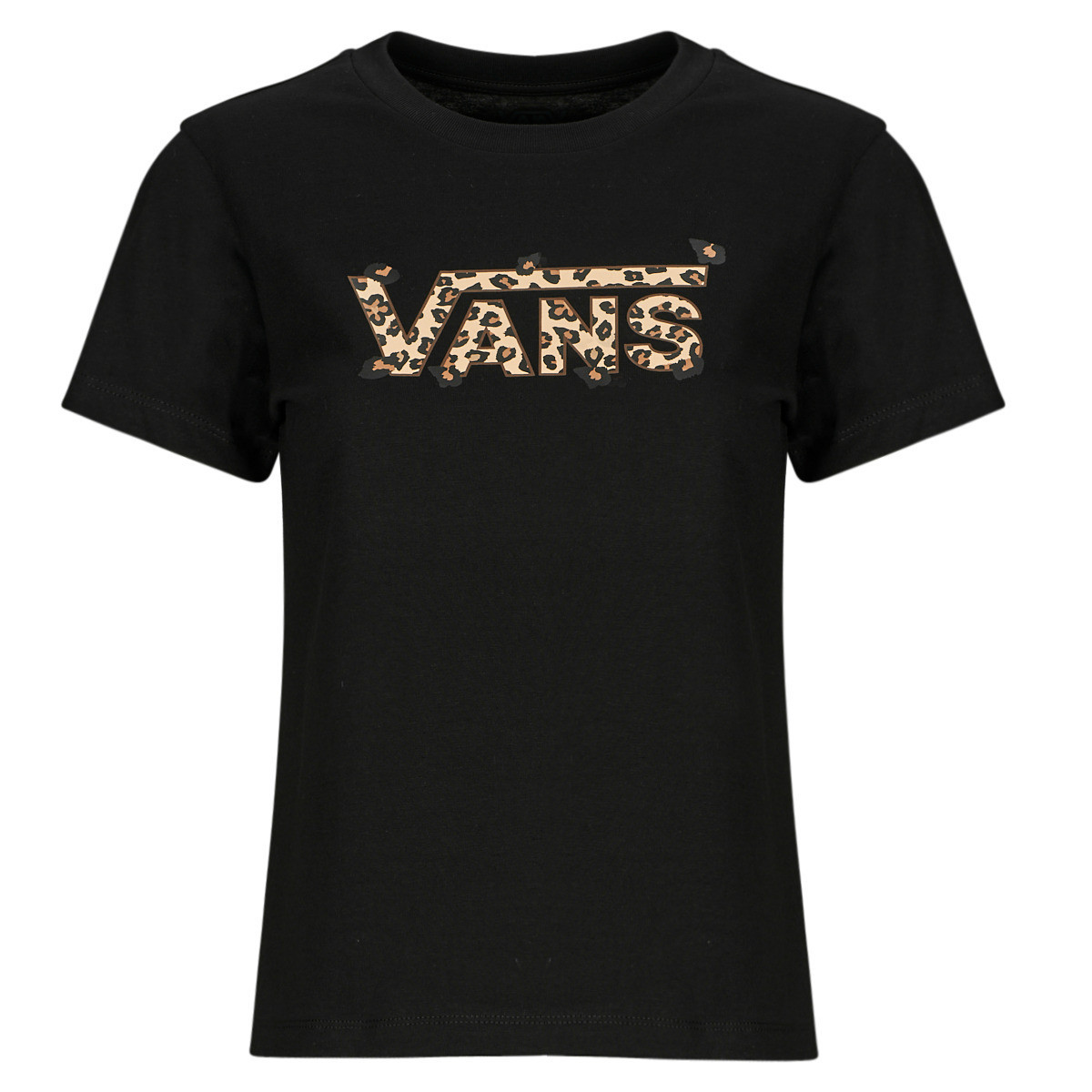 Vans  ANIMALIER CREW SS TEE  Černá